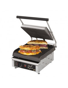 Star GX10IG Panini Grill Cast Iron Grooved Plates 110V